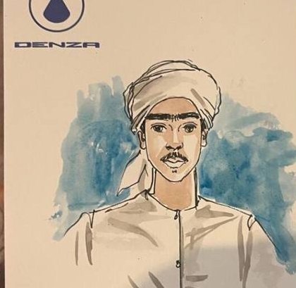 Denza: Watercolour portraits for guests