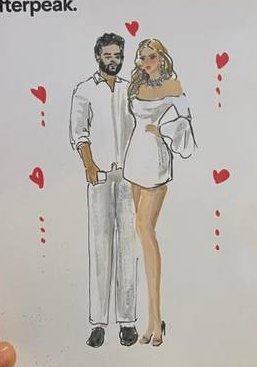 Couple portrait on an Afterpeak card