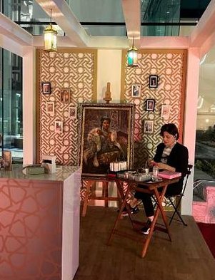 Meydan Hotel: Live drawing pavilion