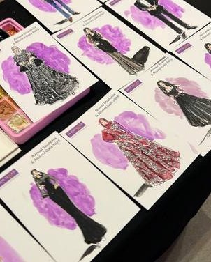 Live fashion illustration